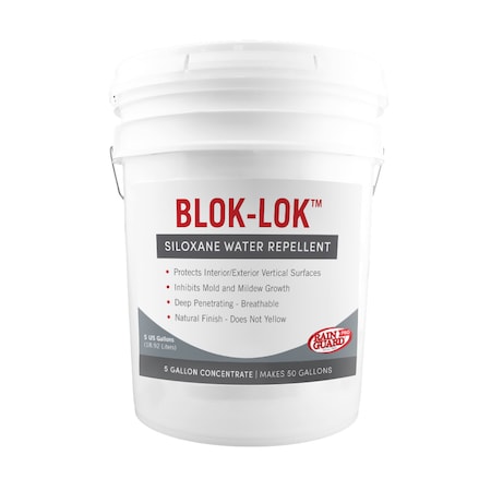 Rainguard Brands 5 Gal. Makes 50 Gal. Blok-Lok Vertical Surface Water Repellent CR-0605